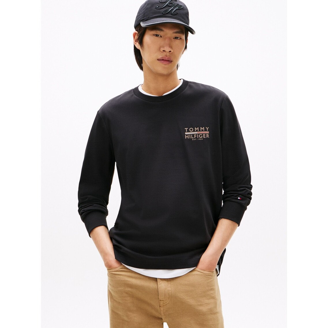 トミー ヒルフィガー（ ）/アイコンインターロックロングスリーブTシャツ アイコンインターロックロングスリーブTシャツ | トミー ヒルフィガー