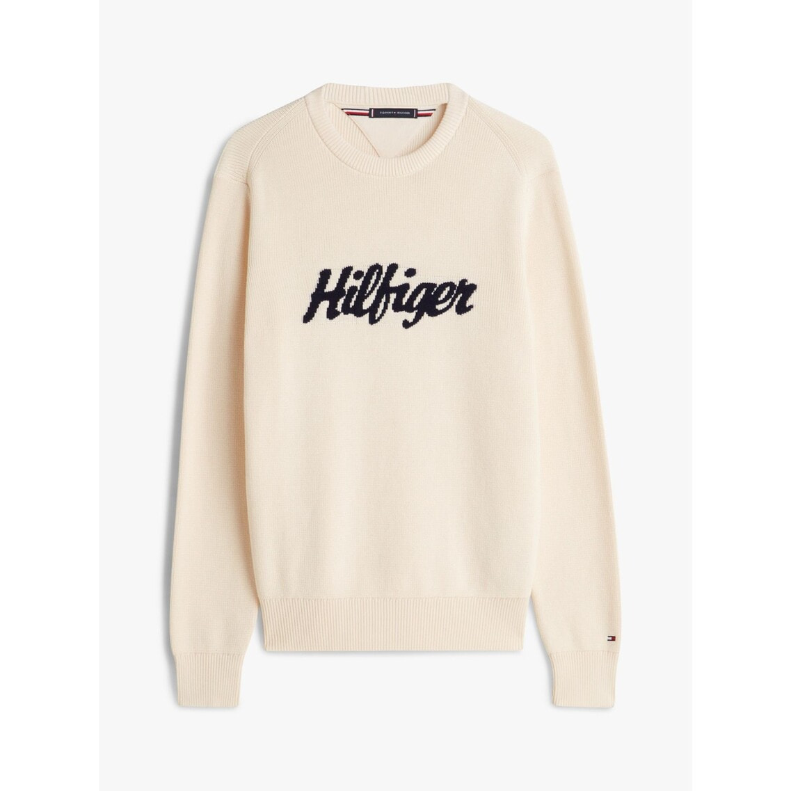 シーズナルグラフィックコットンクルーネックセーター | トミー