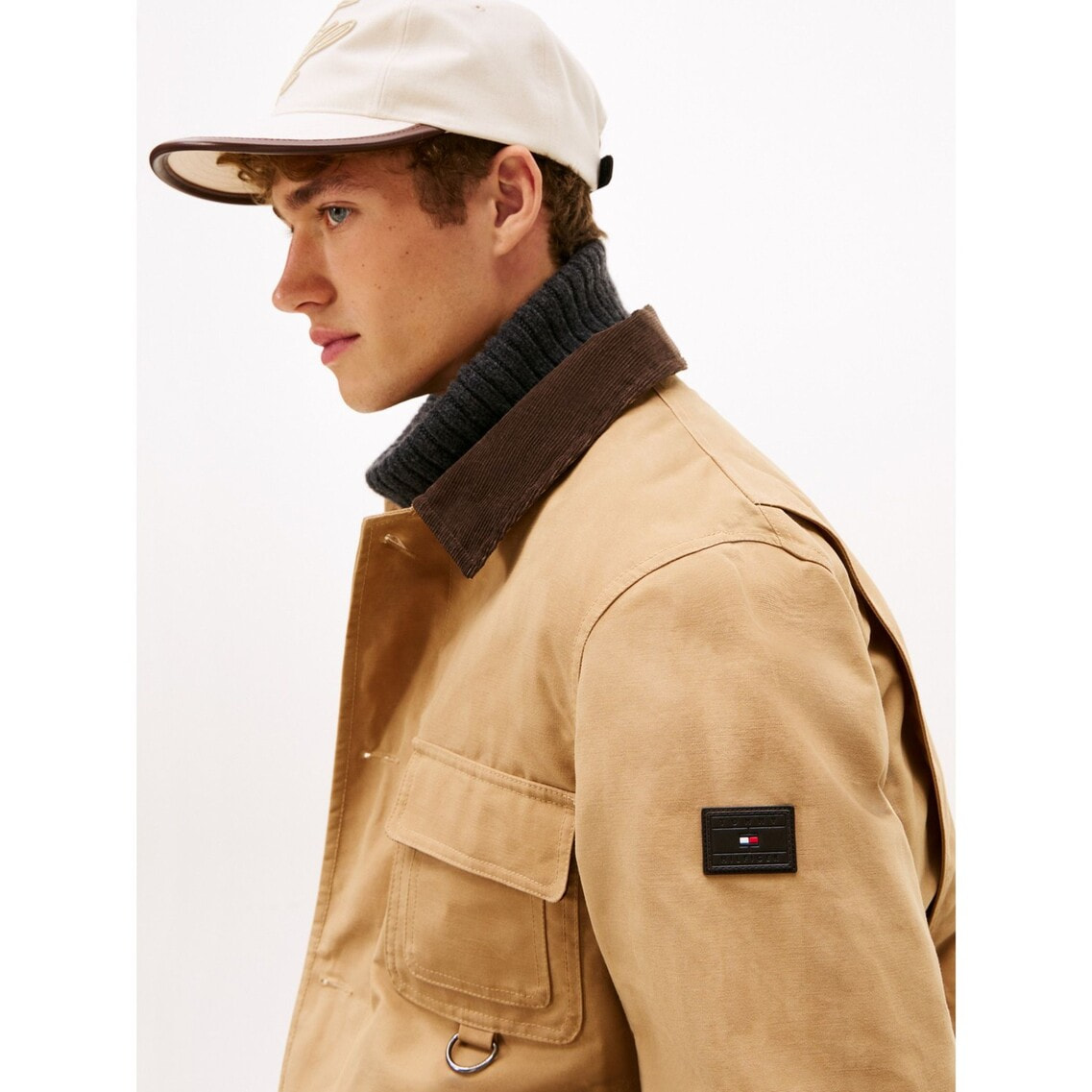 JungHaeIn着用】ワックスバーンジャケット | トミー ヒルフィガー