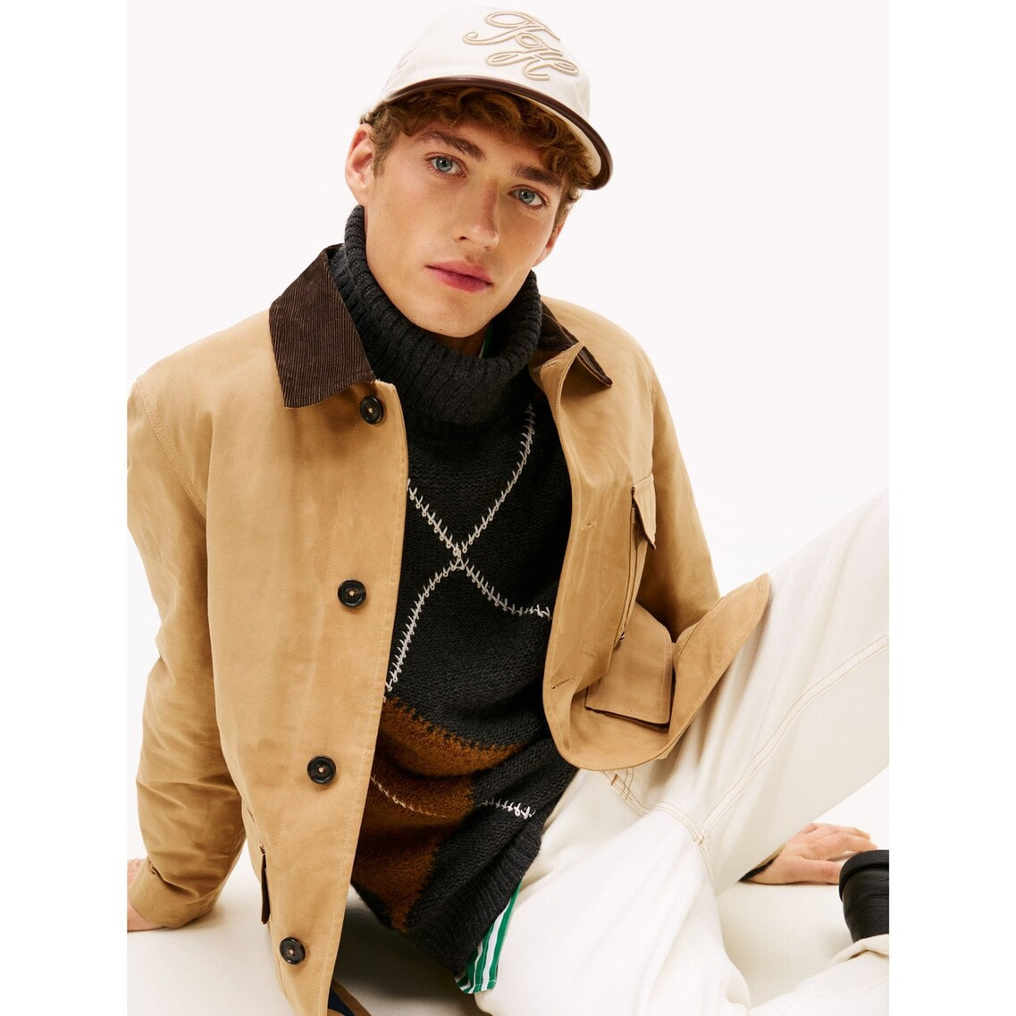 JungHaeIn着用】ワックスバーンジャケット | トミー ヒルフィガー