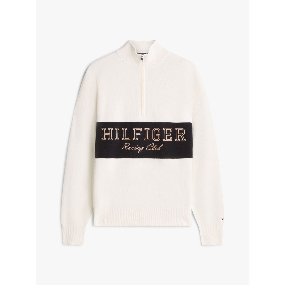 モダンアスレジャーハーフジップモックネックプルオーバー | トミー