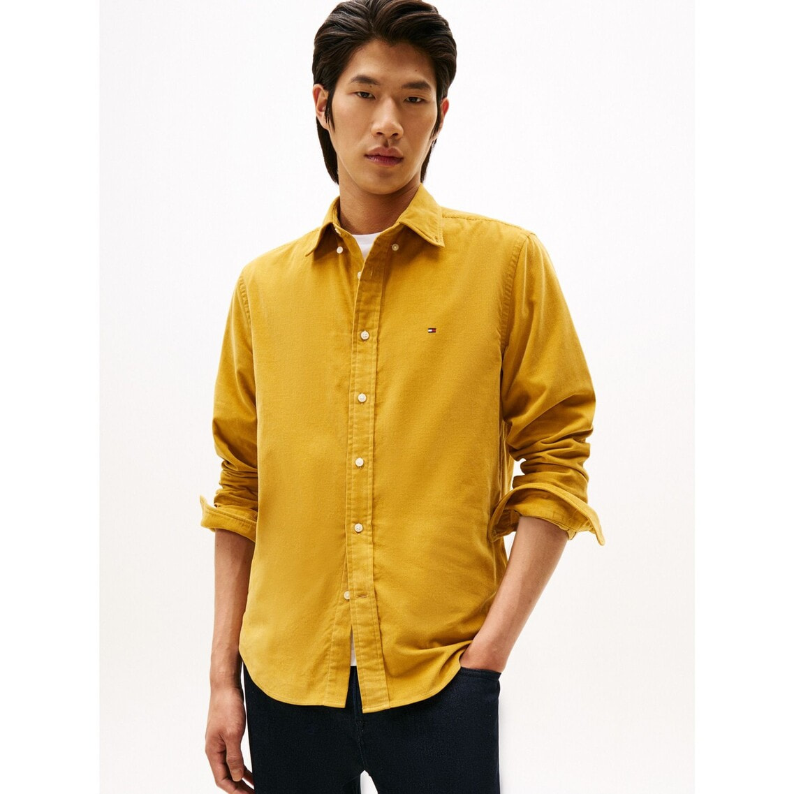 ソリッドコーデュロイシャツ | トミー ヒルフィガー | トミー