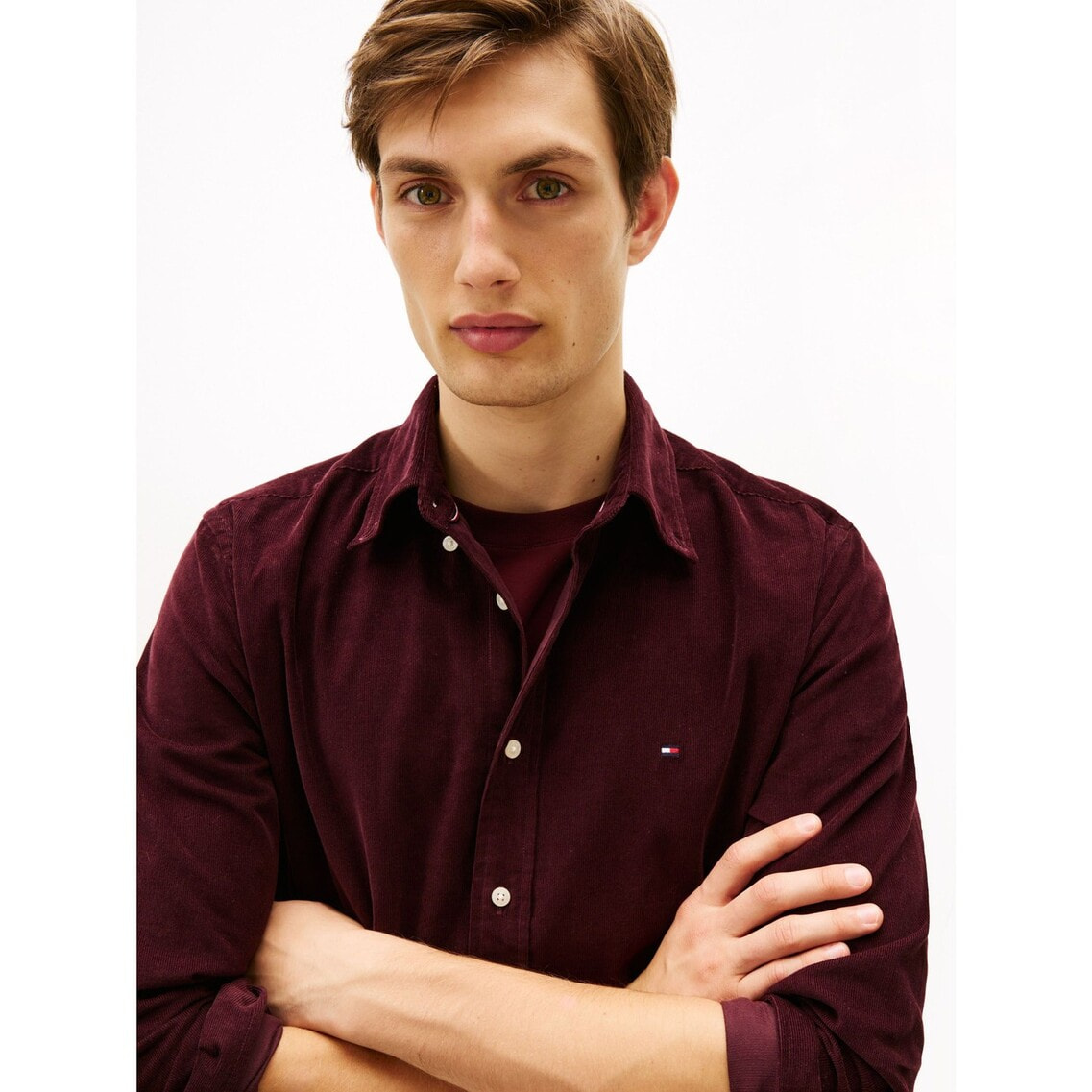 ソリッドコーデュロイシャツ | トミー ヒルフィガー | トミー
