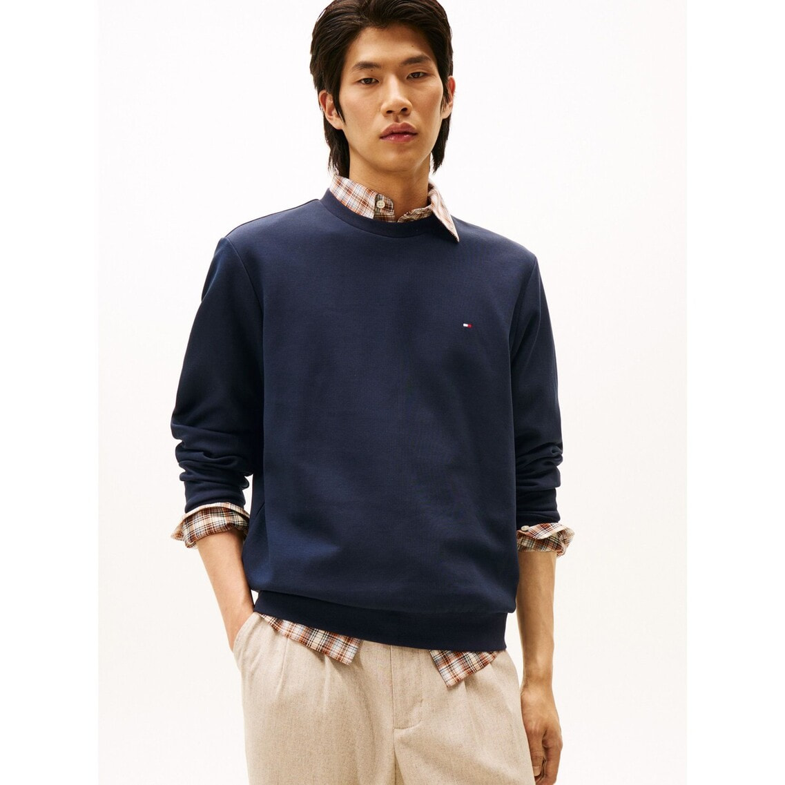 エッセンシャルインテクノクルーネックトレーナー | トミー