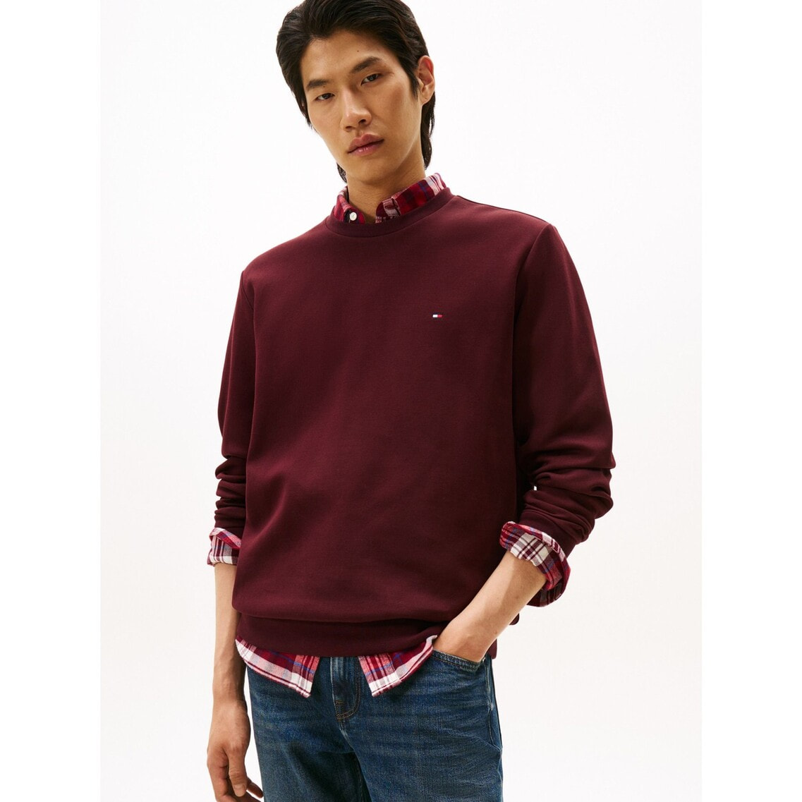 エッセンシャルインテクノクルーネックトレーナー | トミー