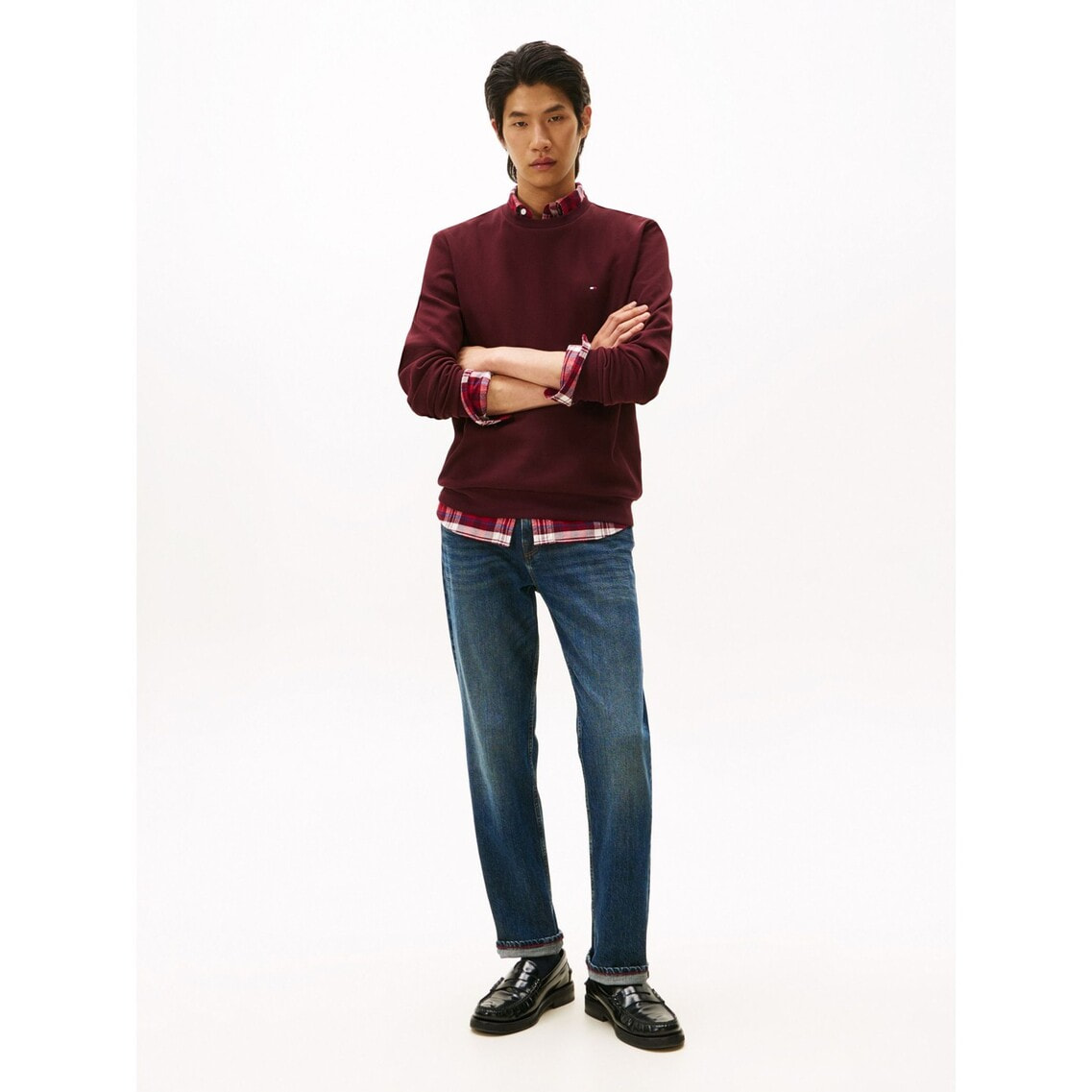 エッセンシャルインテクノクルーネックトレーナー | トミー