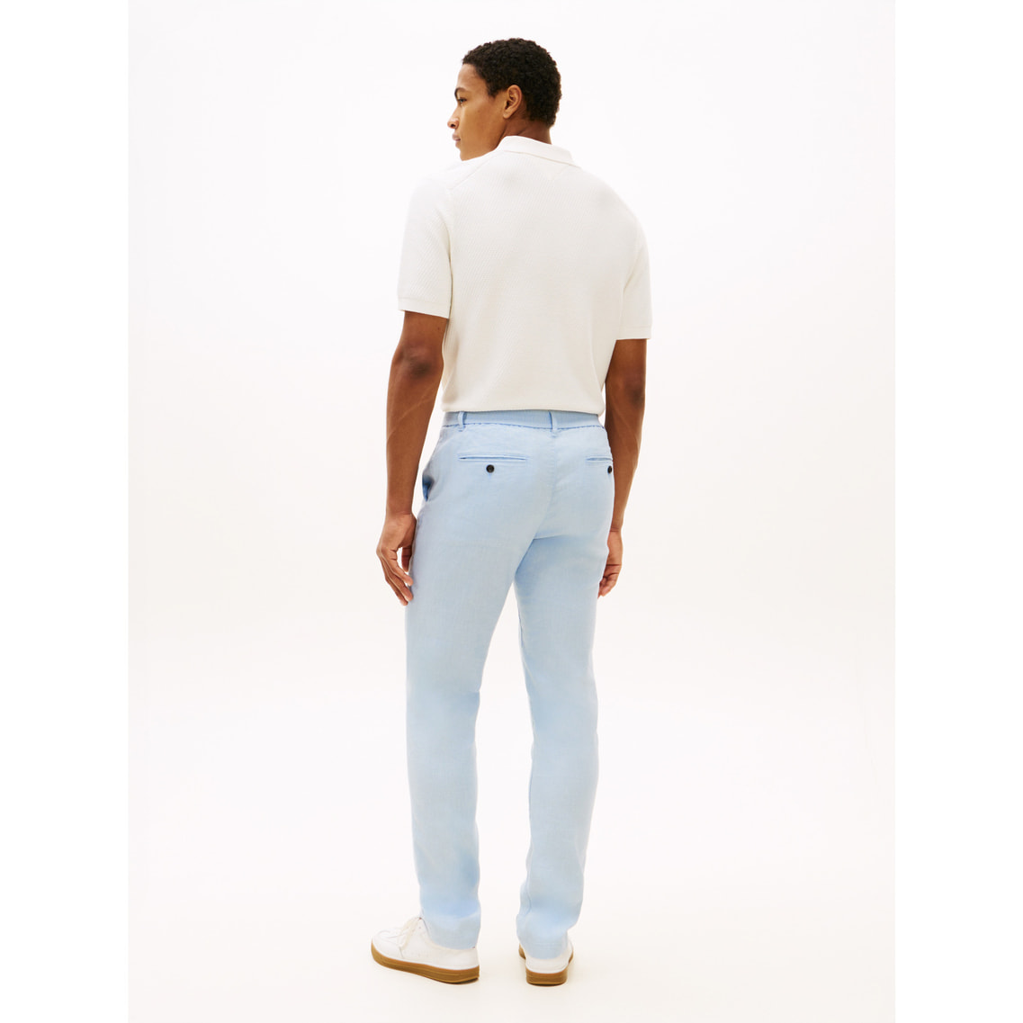 2点でさらに10％ off】デントンソロナリネンパンツ | トミー