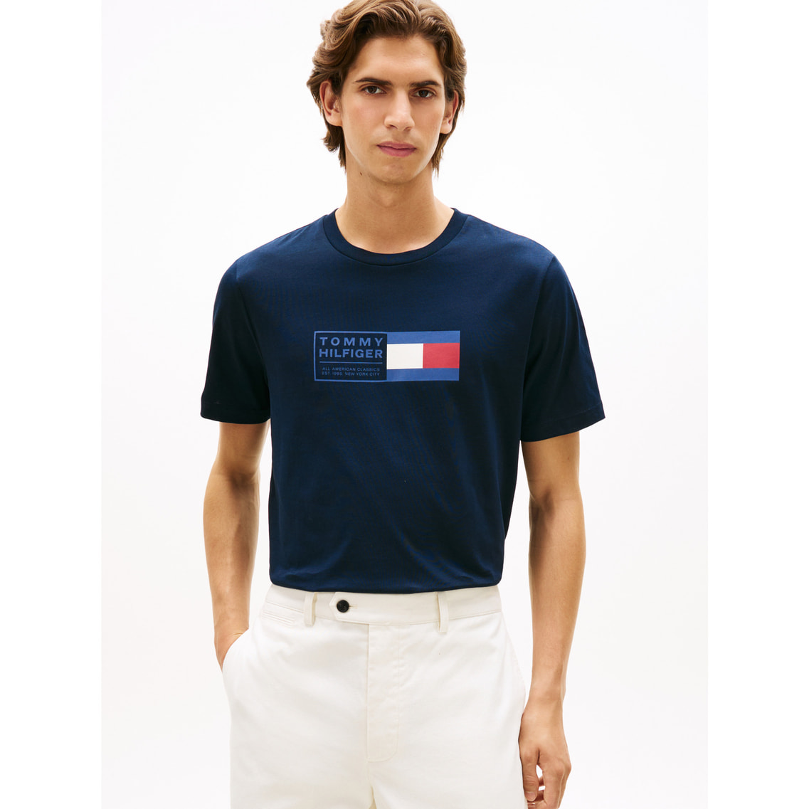 ブランドラブテキストボックスTシャツ | トミー ヒルフィガー | トミー