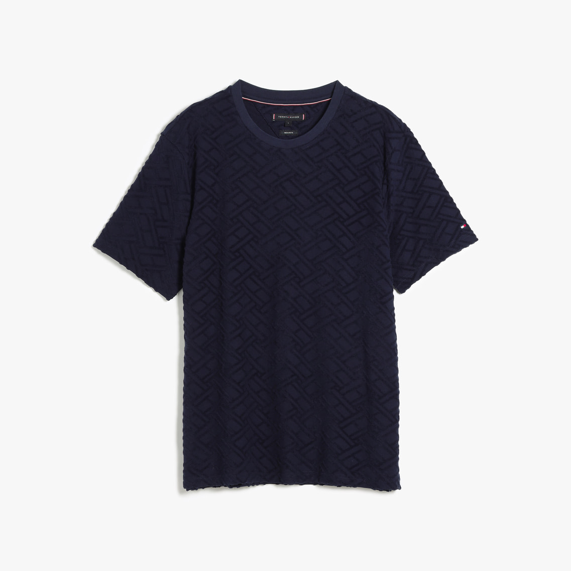 み オールオーバーフラッグジャカードTシャツ | トミー ヒルフィガー