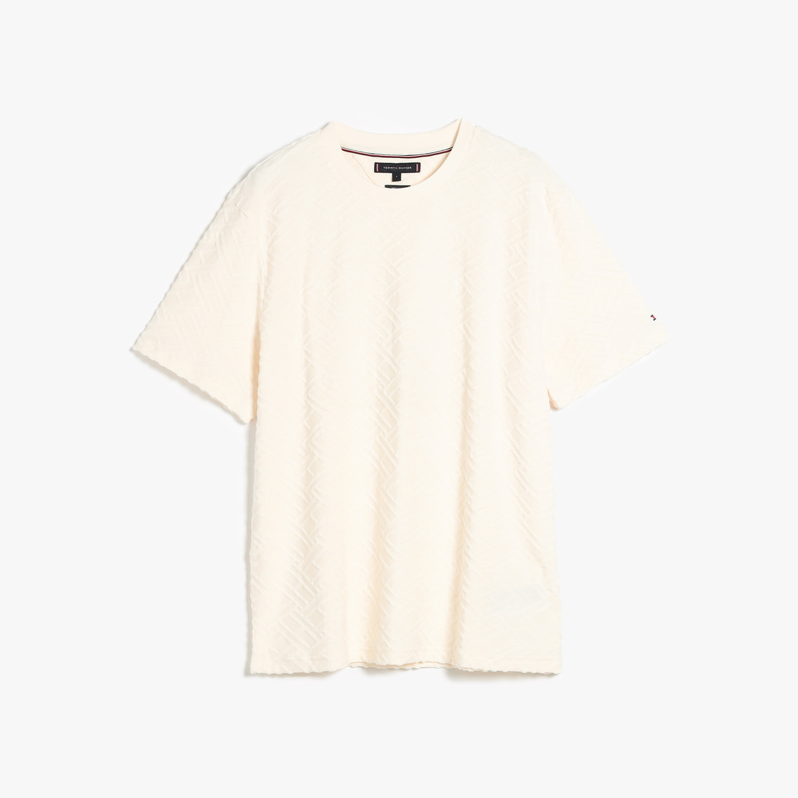 オールオーバーフラッグジャカードTシャツ | トミー ヒルフィガー