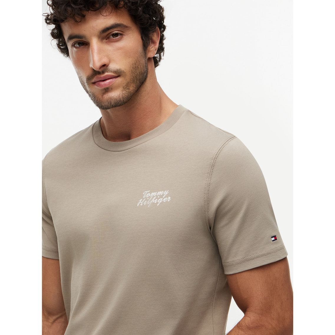パームフォトプリントショートスリーブTシャツ | トミー ヒルフィガー