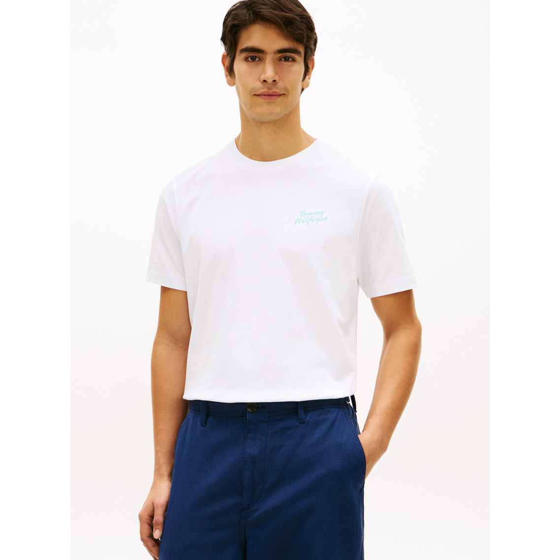 2点でさらに10％ off】パームフォトプリントショートスリーブTシャツ