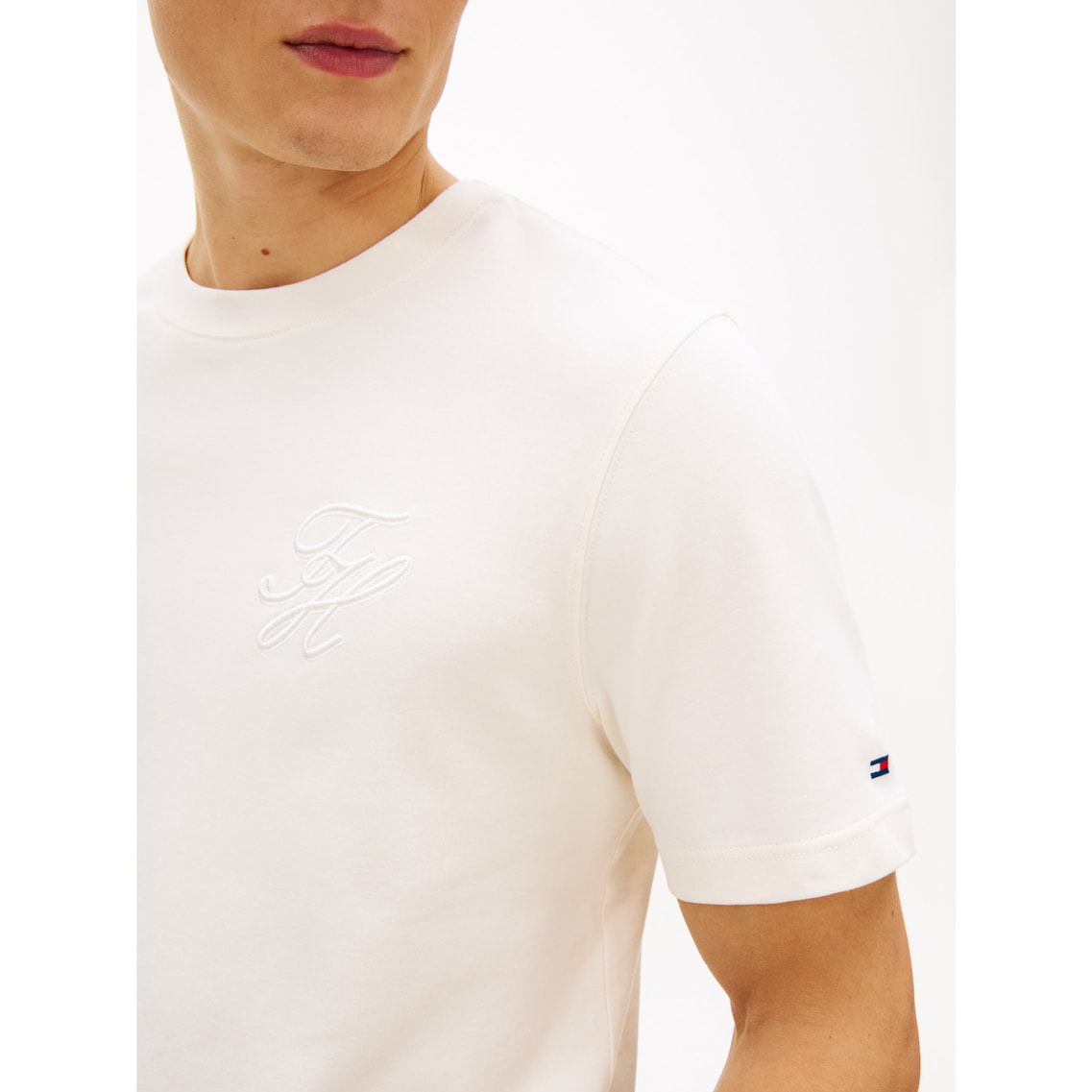 2点でさらに10％ off】インターロッククルーネックTシャツ | トミー