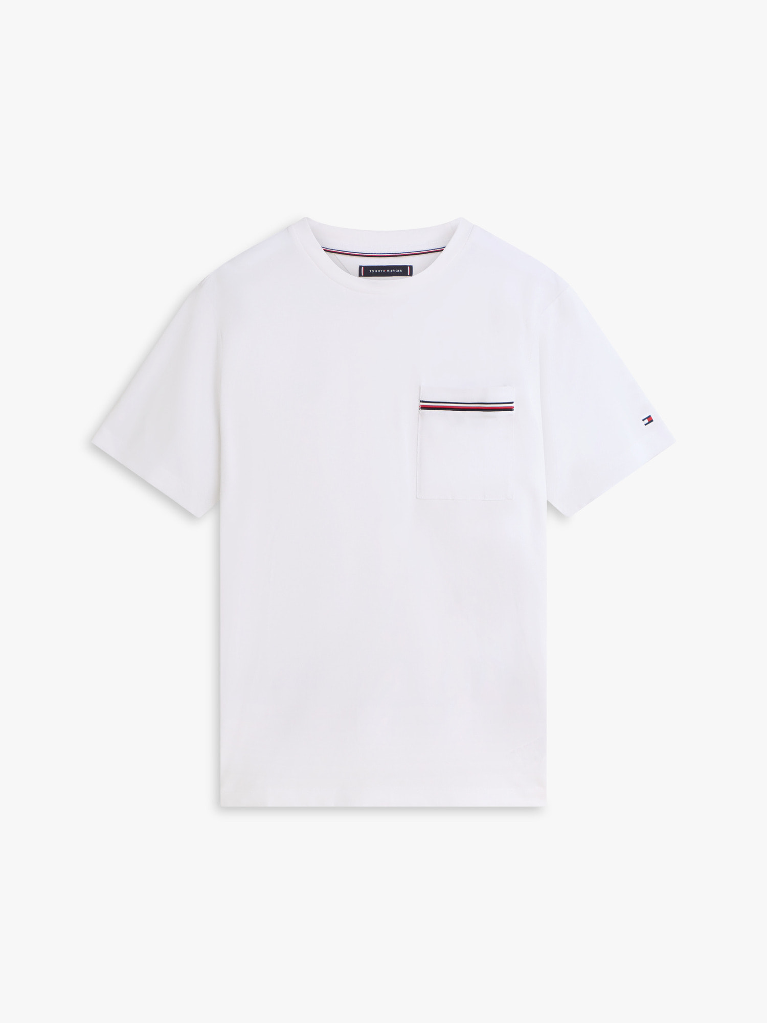 グローバルストライプピケポケットTシャツ | トミー ヒルフィガー