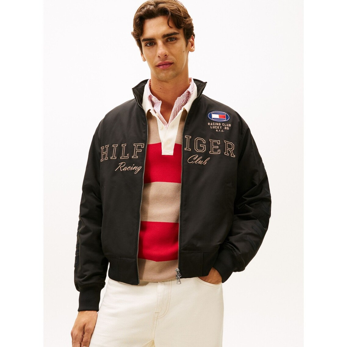 JungHaeIn着用】レーシングジャケット | トミー ヒルフィガー | トミー