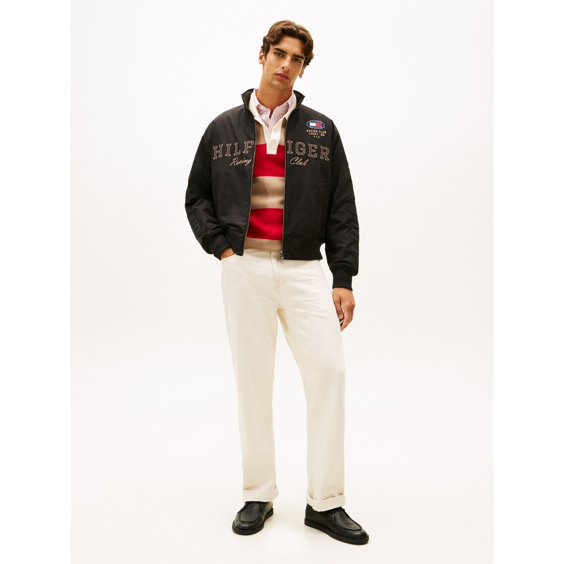   トミーフィルフィガージャージージャケットM JungHaeIn着用】レーシングジャケット | トミー ヒルフィガー | トミー