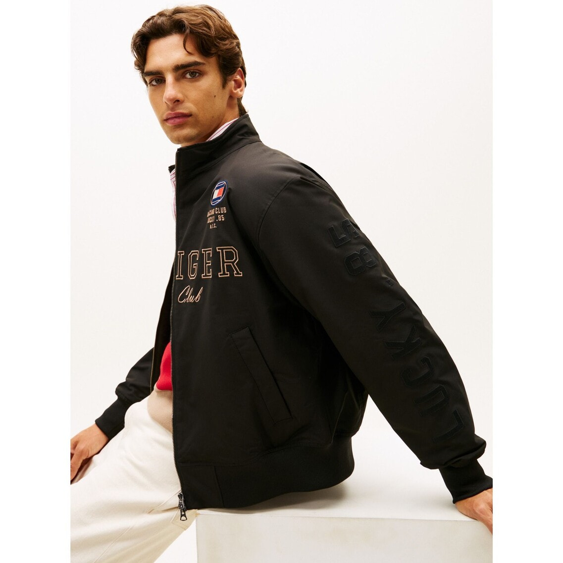   トミーフィルフィガージャージージャケットM JungHaeIn着用】レーシングジャケット | トミー ヒルフィガー | トミー