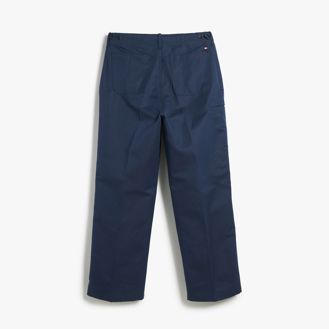  ★トミーヒルフィガー★9.5型★良品★(WH×NV) 2点でさらに10％ off】ユーティリティチノパンツ | トミー
