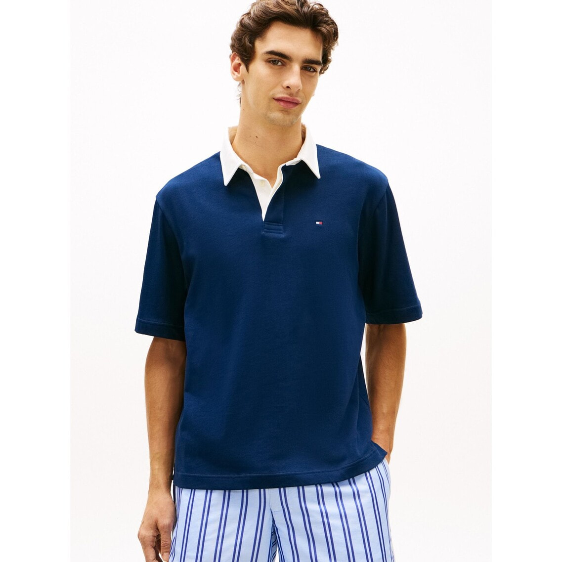 2点でさらに10％ off】ビッグフラッグリラックスポロシャツ | トミー