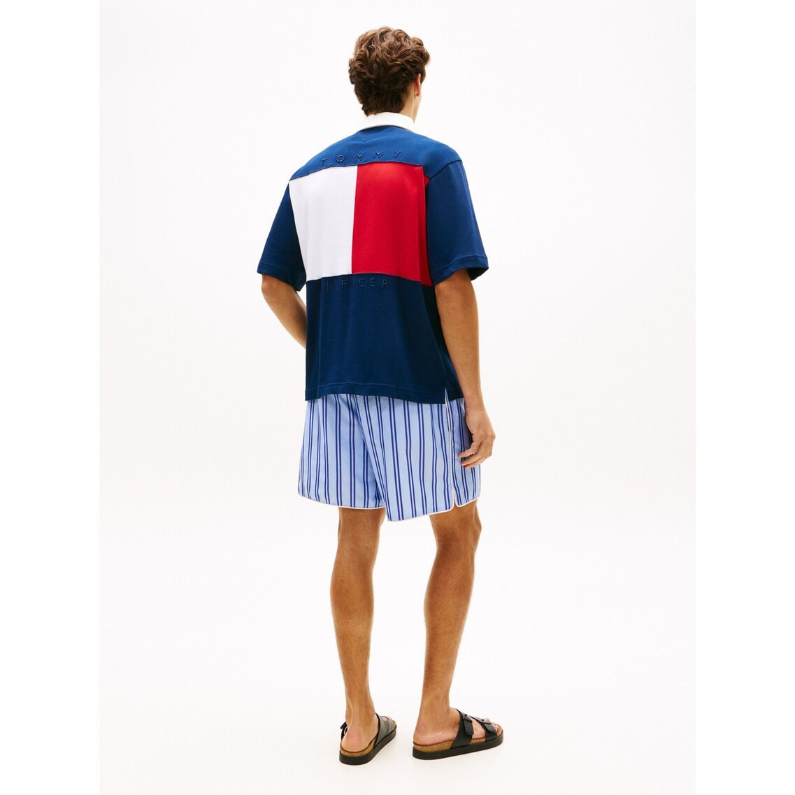 2点でさらに10％ off】ビッグフラッグリラックスポロシャツ | トミー