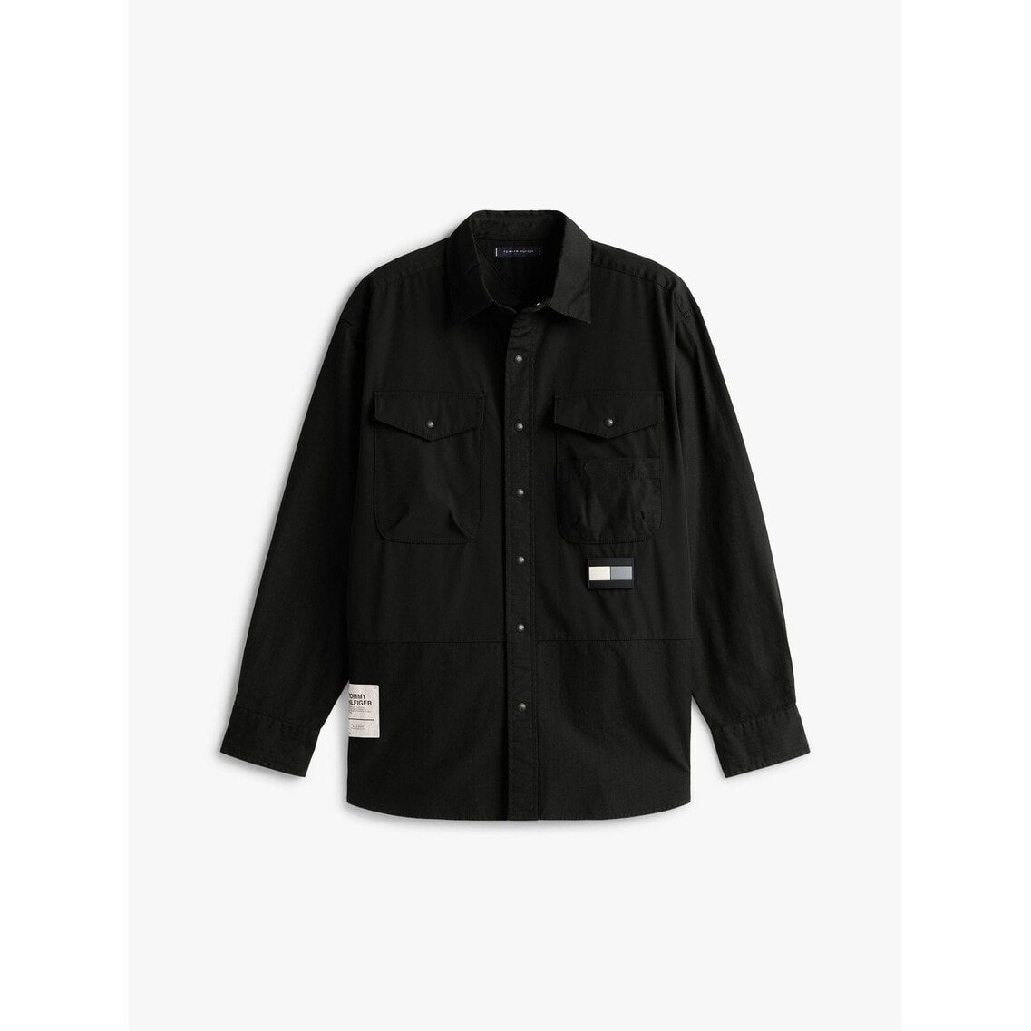 ミックスファブリックユーティリティシャツ | トミー ヒルフィガー