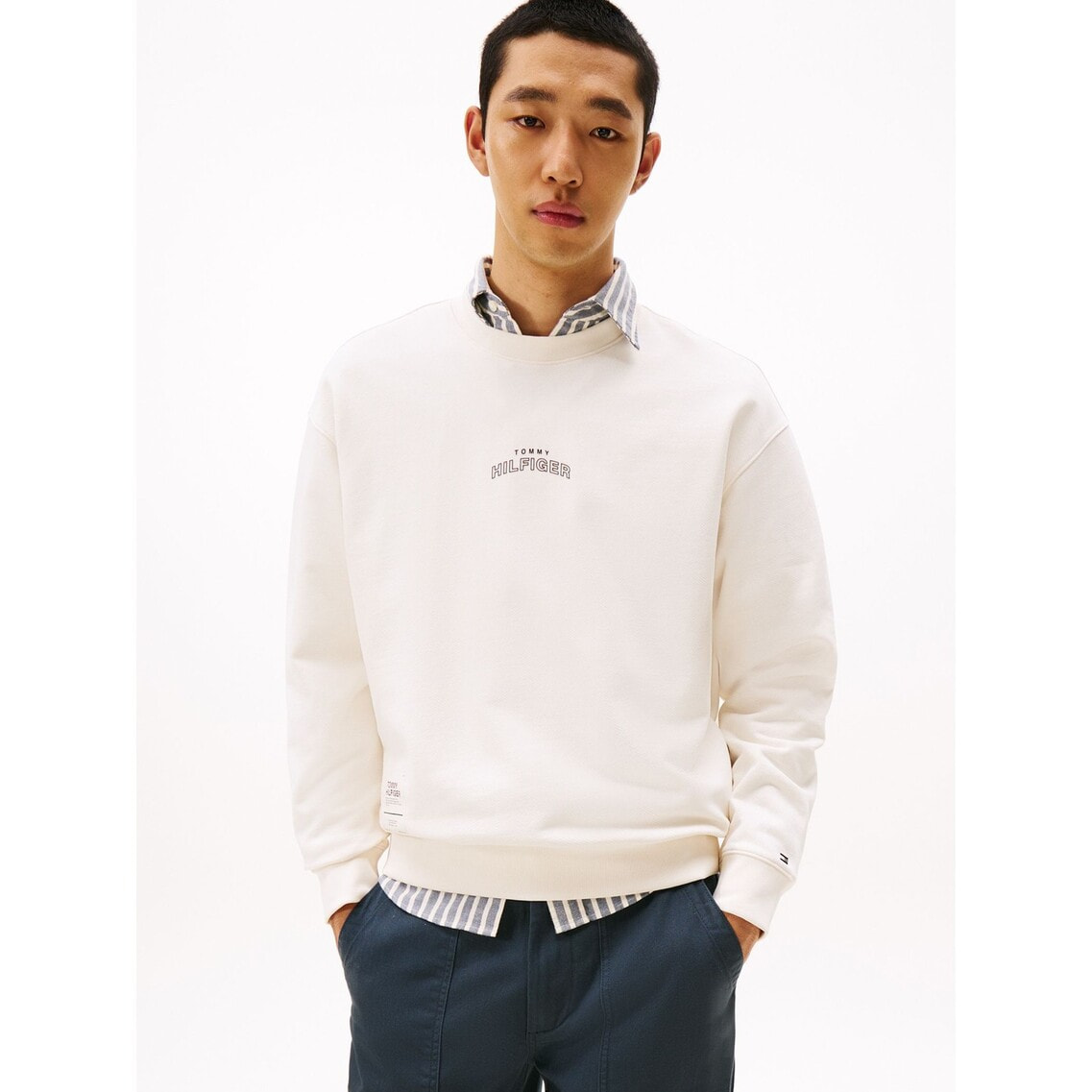 MODERN ATHLETIC ヘビーツイルクルーネックトレーナー | トミー