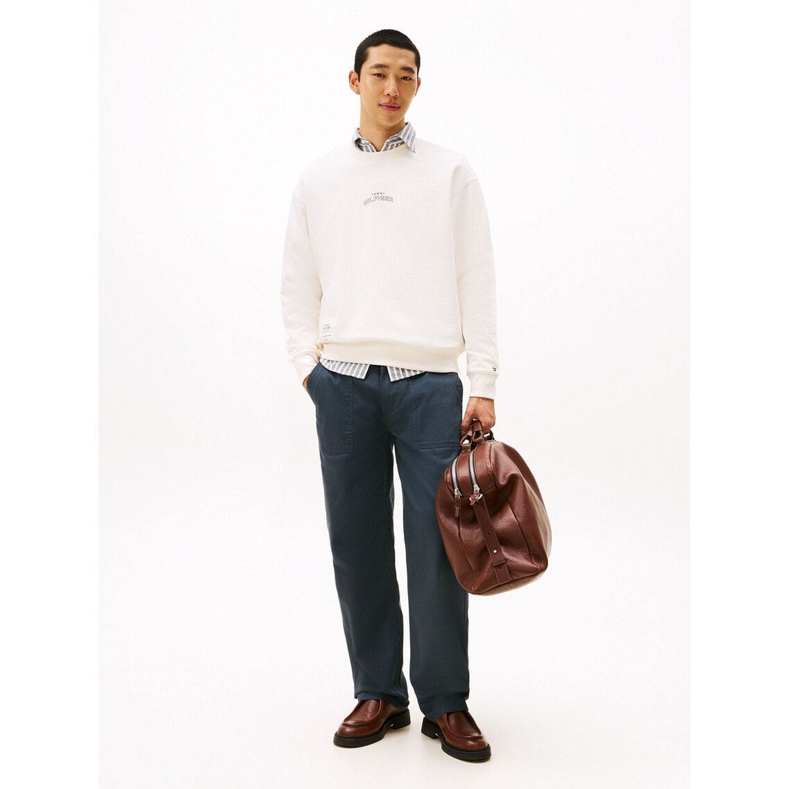 最終価格！　HENRIK VIBSKOV トレーナー MODERN ATHLETIC ヘビーツイルクルーネックトレーナー | トミー