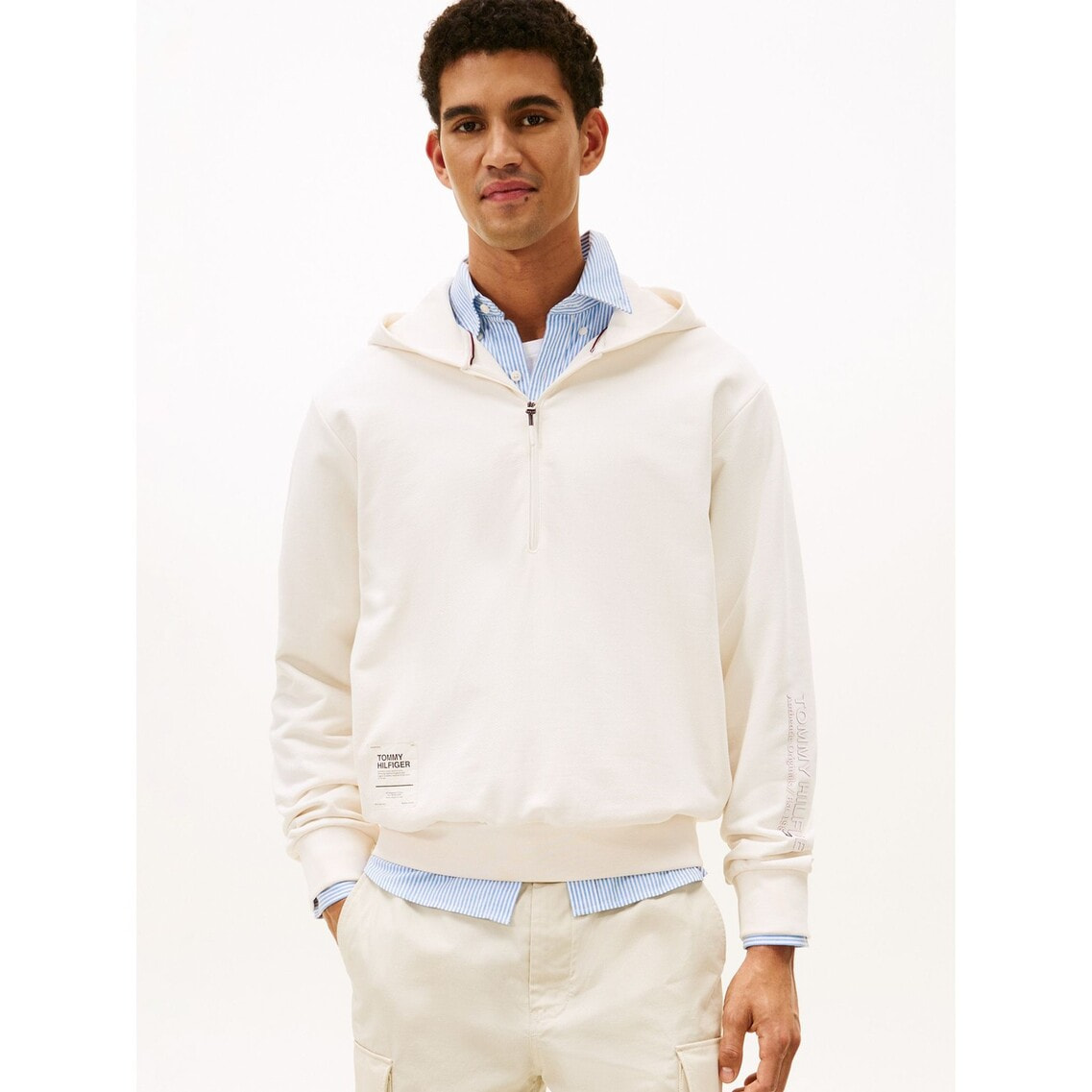 MODERN ATHLETIC ヘビーツイルハーフジップパーカー | トミー