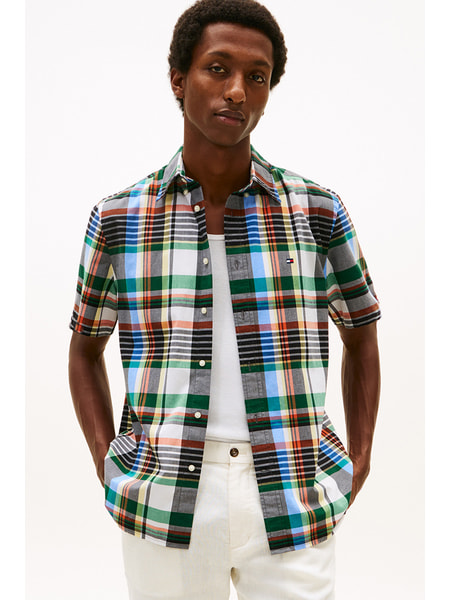 トミーヒルフィガー チェック柄 ロングコート 美品】TOMMY HILFIGER COLLECTION トミー ヒルフィガー コレクション
