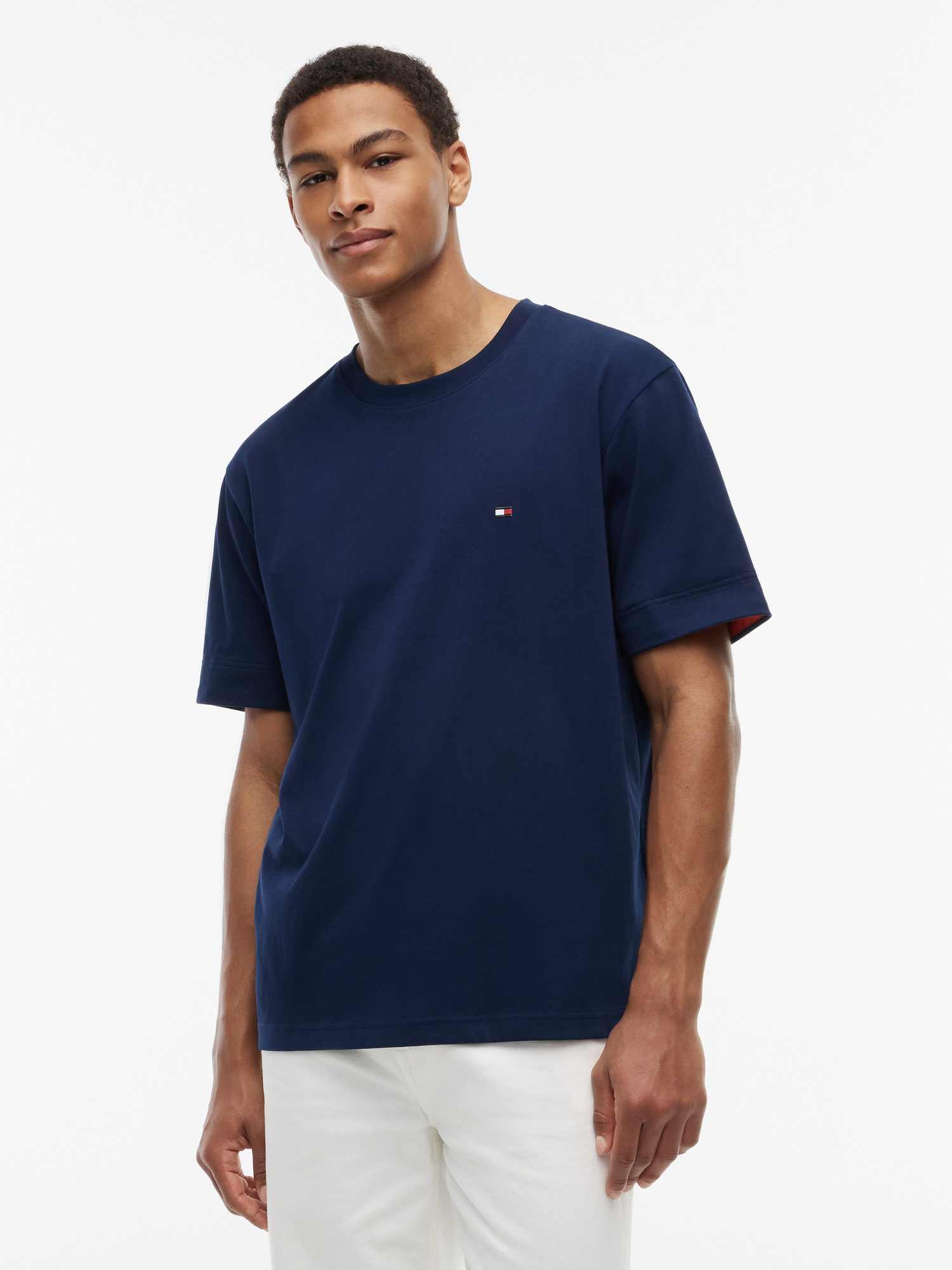 トミーフィルフィガー   Tシャツ 140 3枚 ロールカフショートスリーブTシャツ | トミー ヒルフィガー | トミー