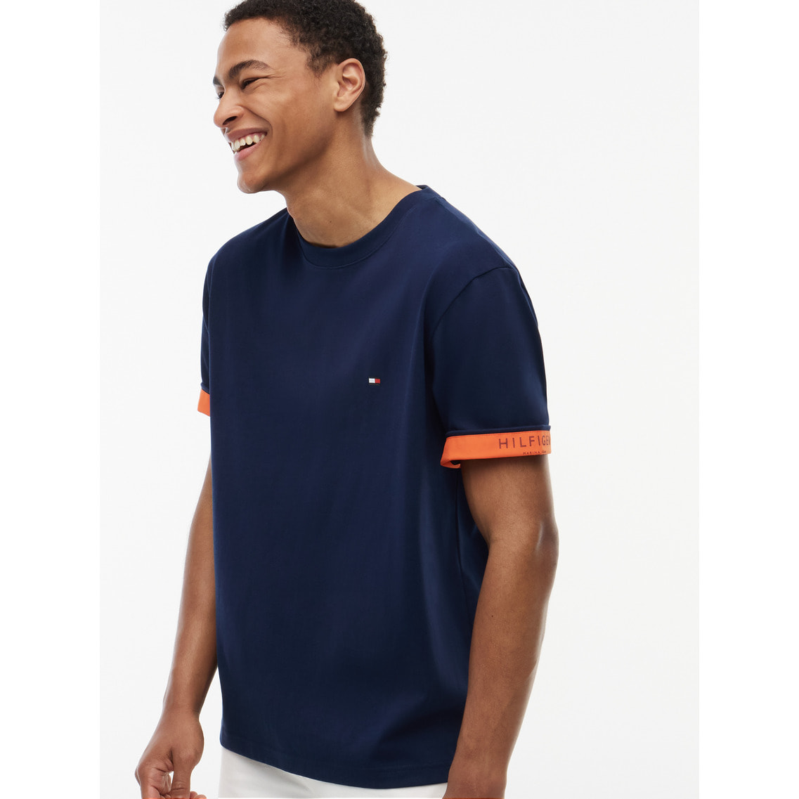 異素材MIXショートスリーブTシャツ | トミー ヒルフィガー | トミー