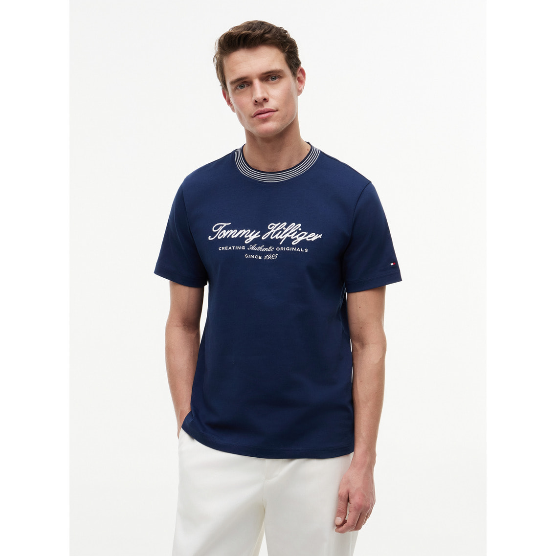 グラフィックロゴ半袖ジャージーTシャツ | トミー ヒルフィガー 