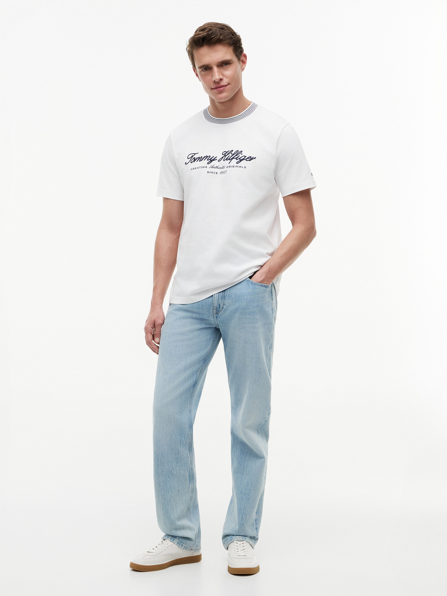 グラフィックロゴ半袖ジャージーTシャツ | トミー ヒルフィガー