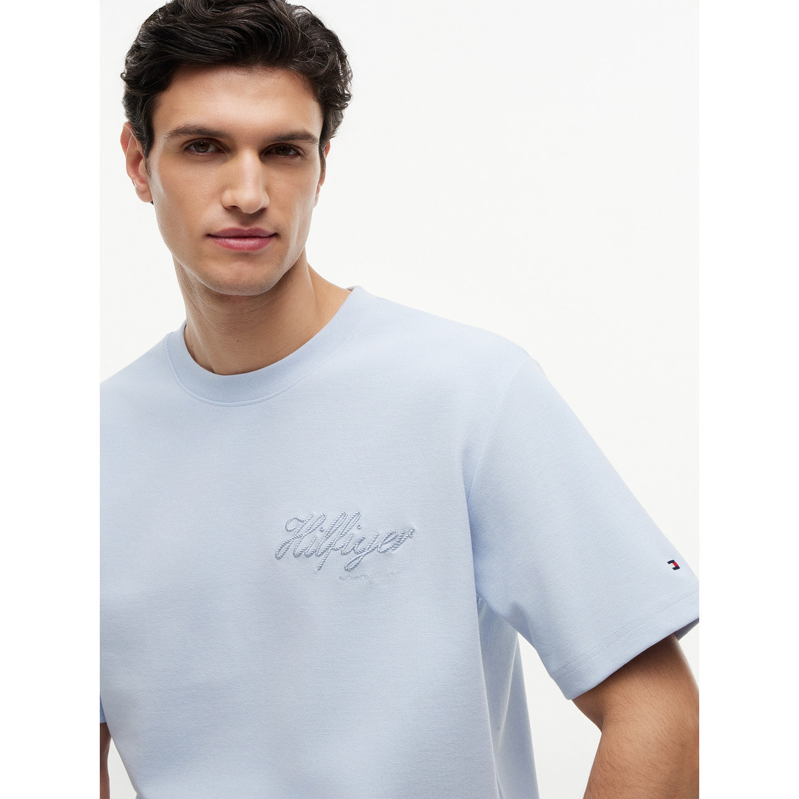 ジャカードロープロゴ入りリラックスTシャツ | トミー ヒルフィガー