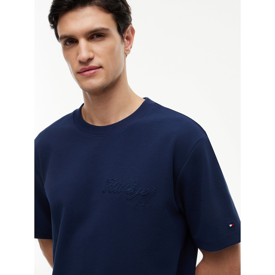 ジャカードロープロゴ入りリラックスTシャツ | トミー ヒルフィガー