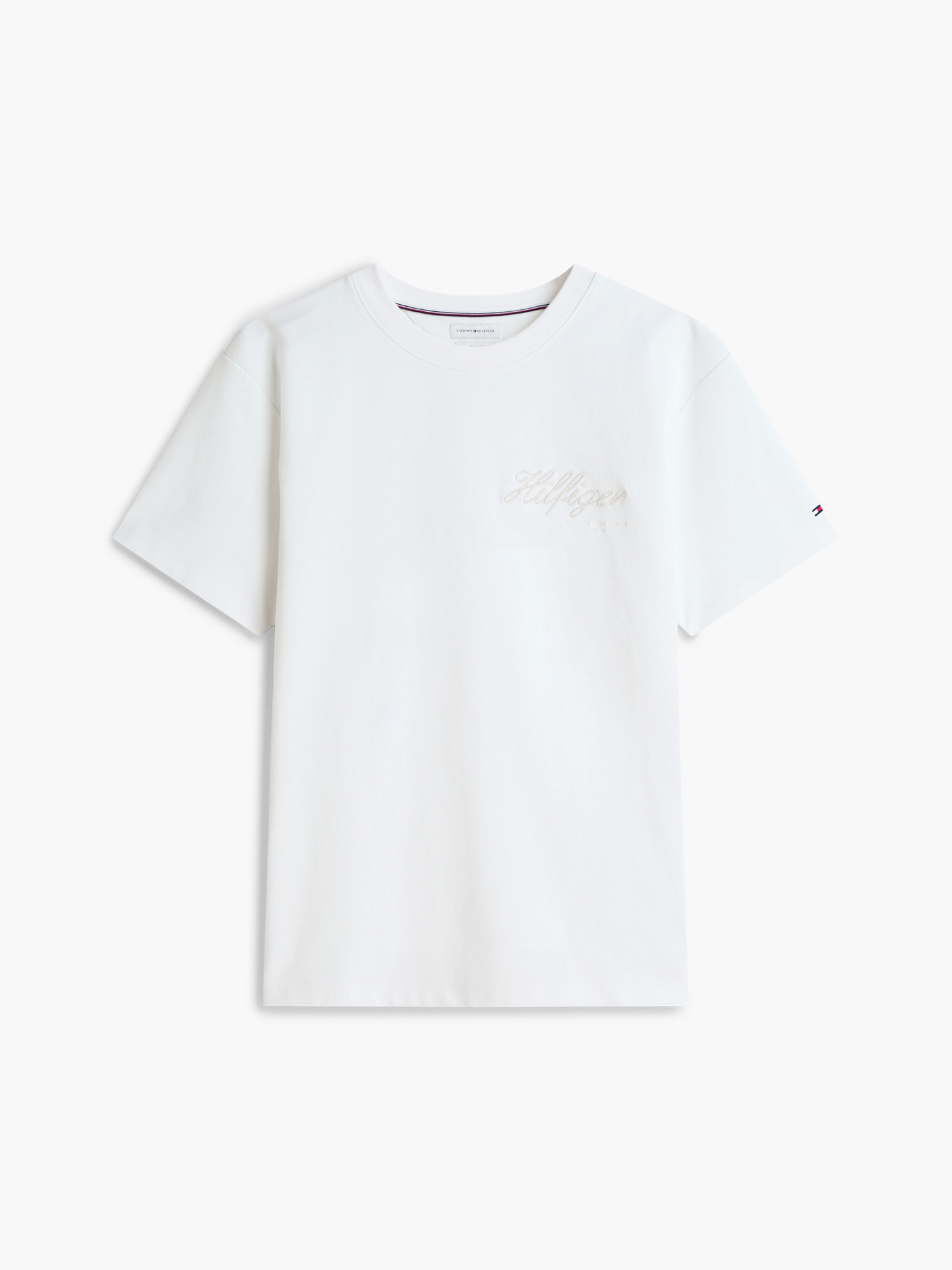 ジャカードロープロゴ入りリラックスTシャツ | トミー ヒルフィガー