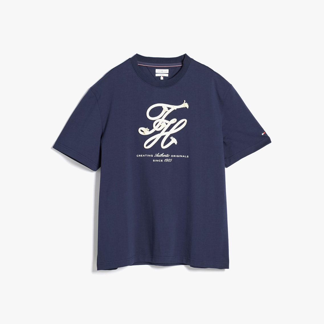 アップリケグラフィックリラックスTシャツ | トミー ヒルフィガー