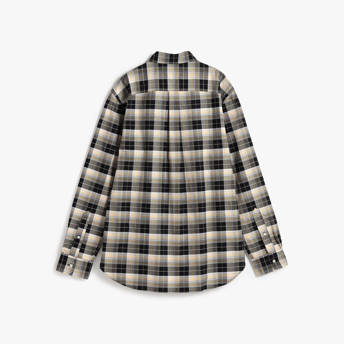 コットンオックスフォードヘリテージプレイドルーズフィットシャツ