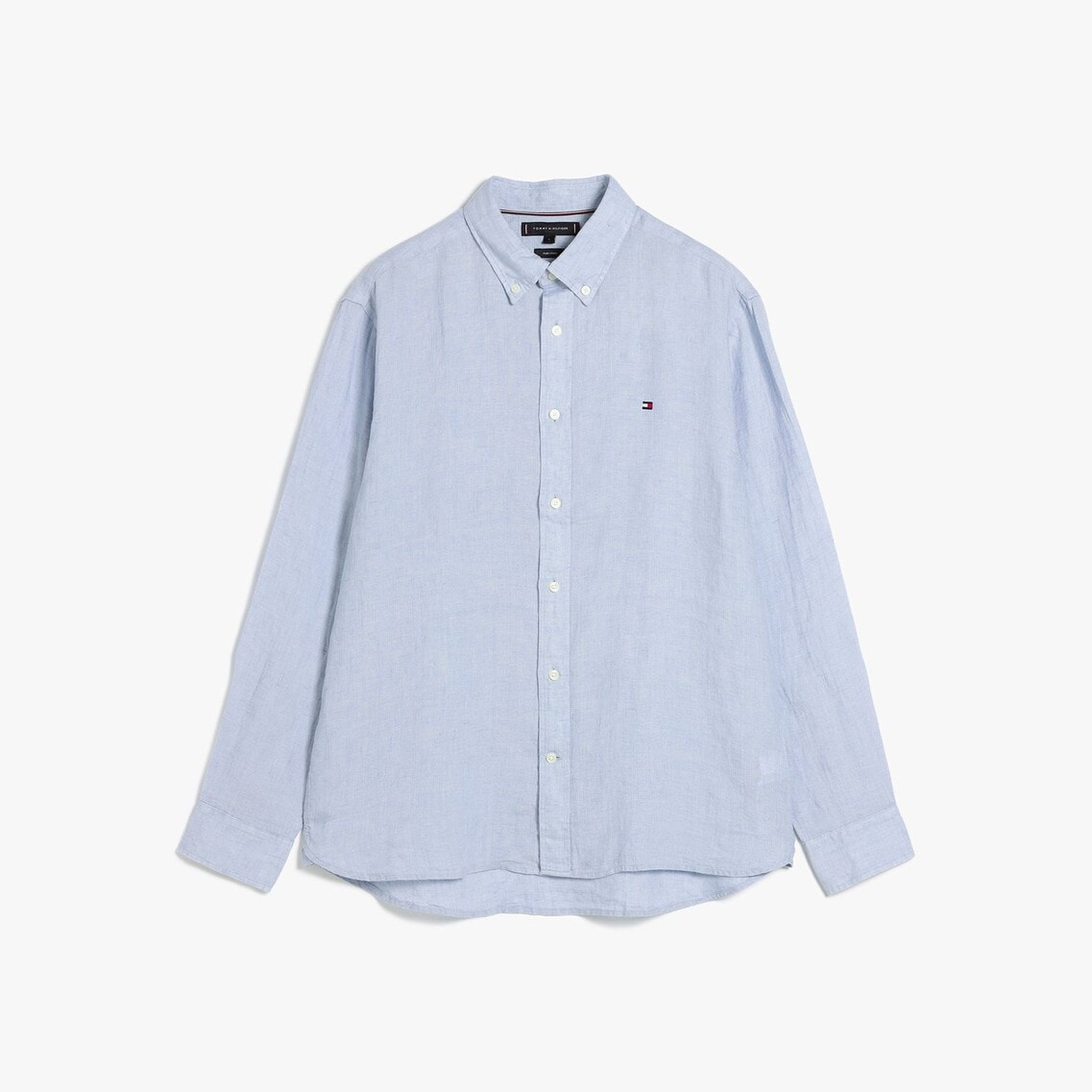 ピグメント加工リネンソリッドシャツ | トミー ヒルフィガー | トミー