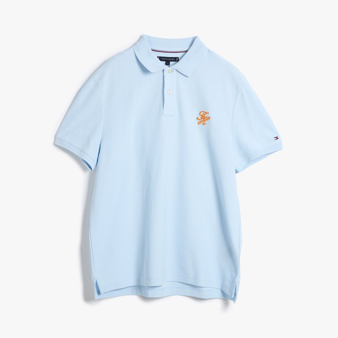 良品   トミーヒルフィガー コットン100％ ポロシャツ シャツ トップス ホワイト Mサイズ m15031 TOMMY HILFIGER - 良品 TOMMY HILFIGER トミーヒルフィガー コットン