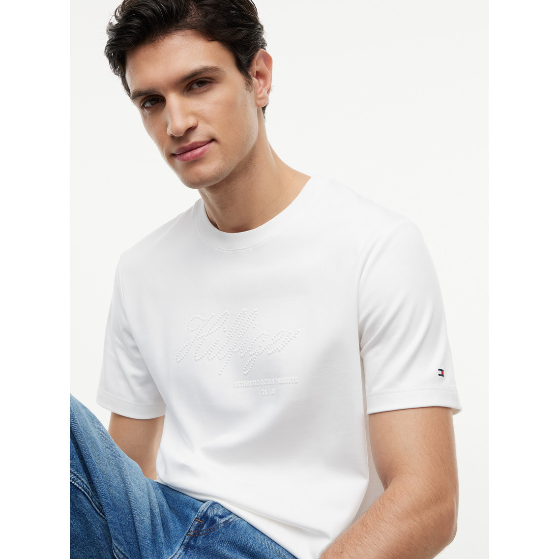 ロープインターロックレギュラーTシャツ | トミー ヒルフィガー