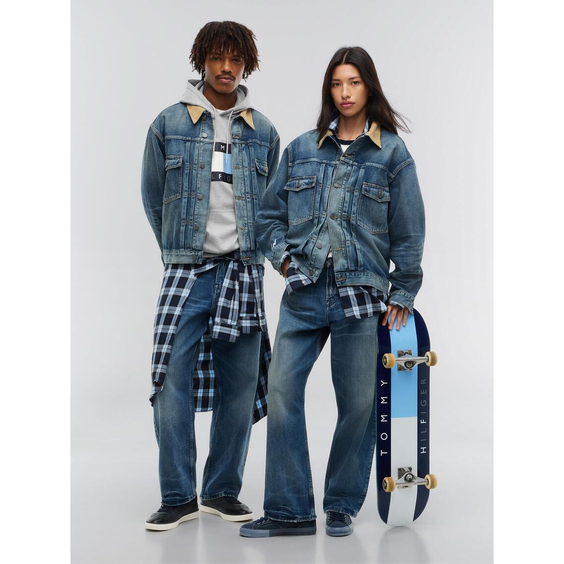 京都 HOMIES 1st タイプ Tバッグ デニムジャケット USA製 Tommy Hilfiger x FRGMT デニムトラッカージャケット | トミー