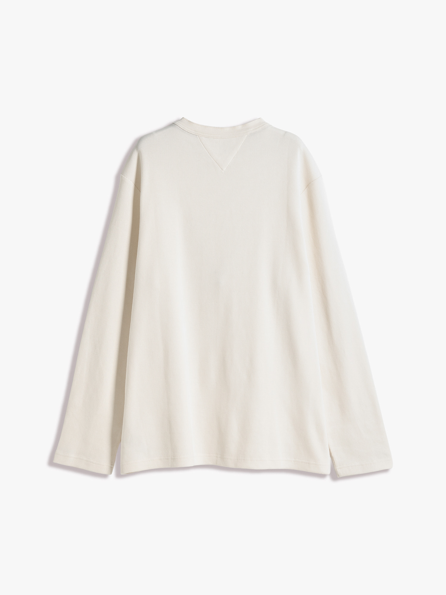 スリム長袖ヘンリーネックワッフルTシャツ | トミー ヒルフィガー