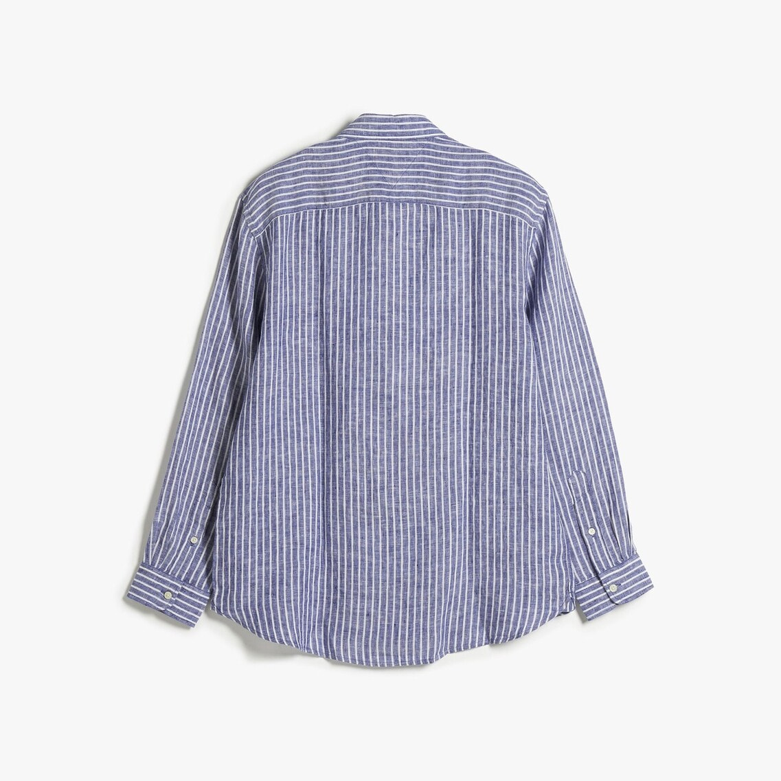 2点でさらに10％ off】ストライプ柄リネンボタンダウンシャツ | トミー