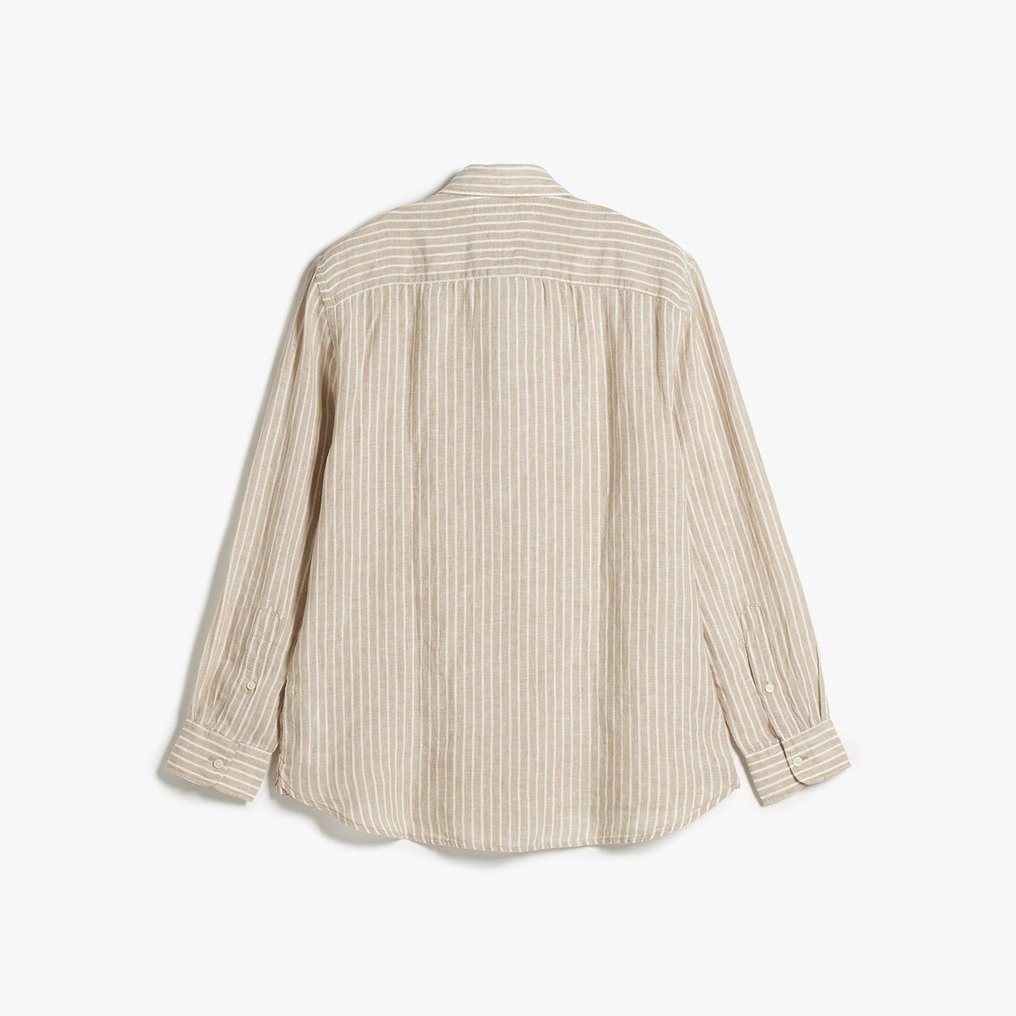 2点でさらに10％ off】ストライプ柄リネンボタンダウンシャツ | トミー