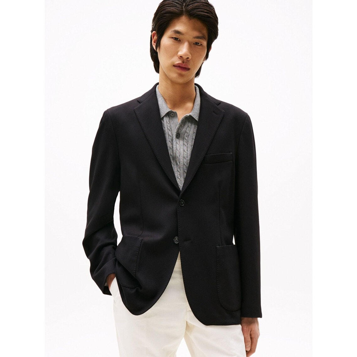 ソフネット テーラードジャケット XL スター アンコン ビジネス 2点でさらに10％OFF】アンコンジャケット | トミー ヒルフィガー