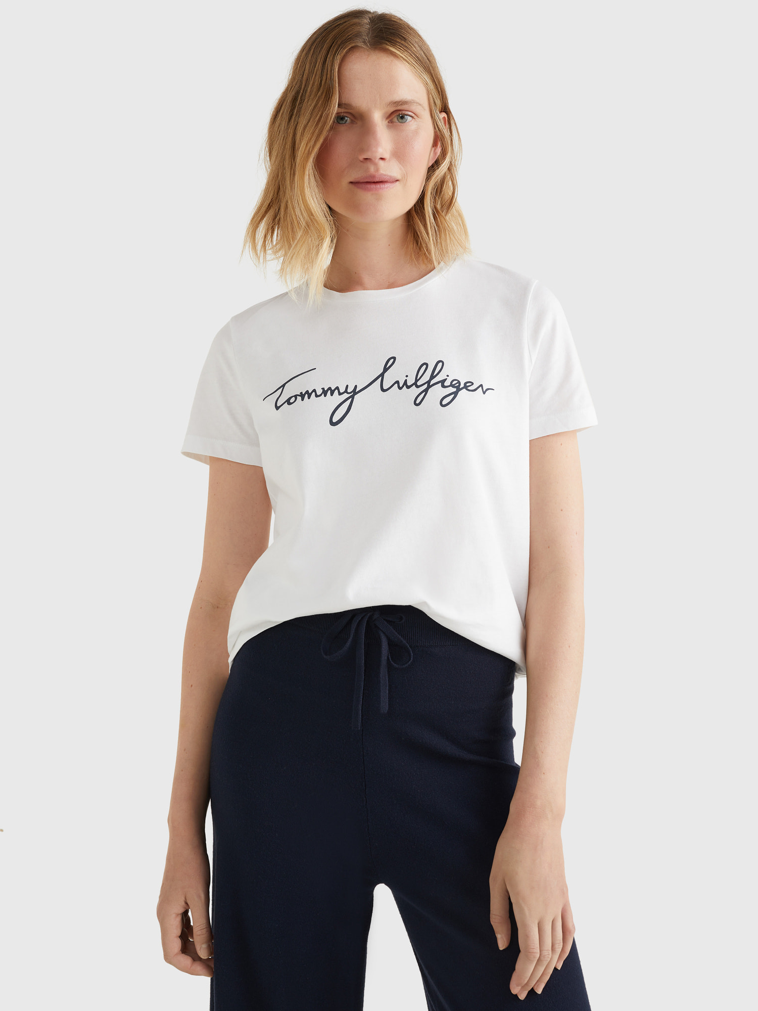 ロゴクルーネックTシャツ | トミー ヒルフィガー | トミー
