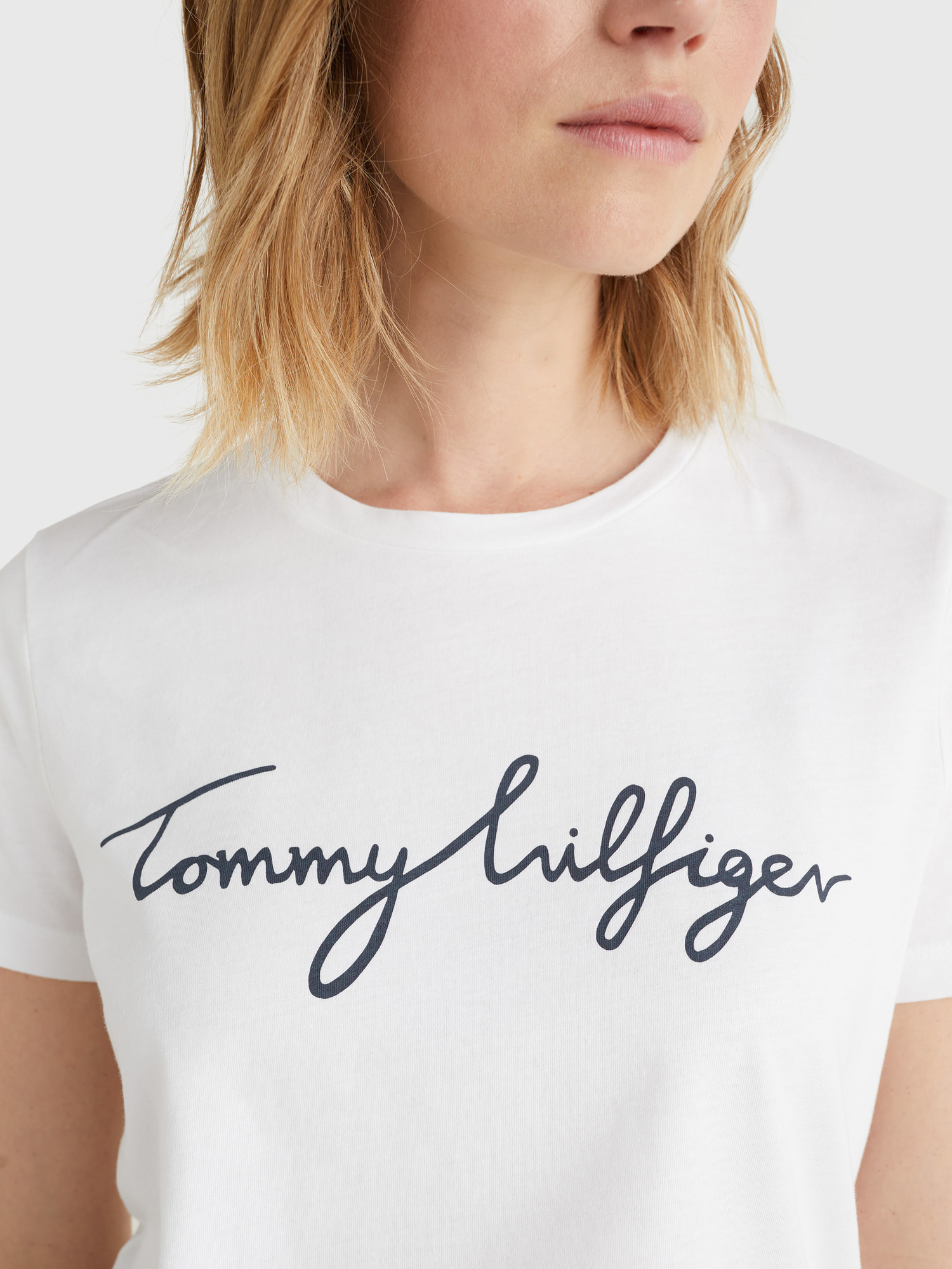 ロゴクルーネックTシャツ | トミー ヒルフィガー | トミー