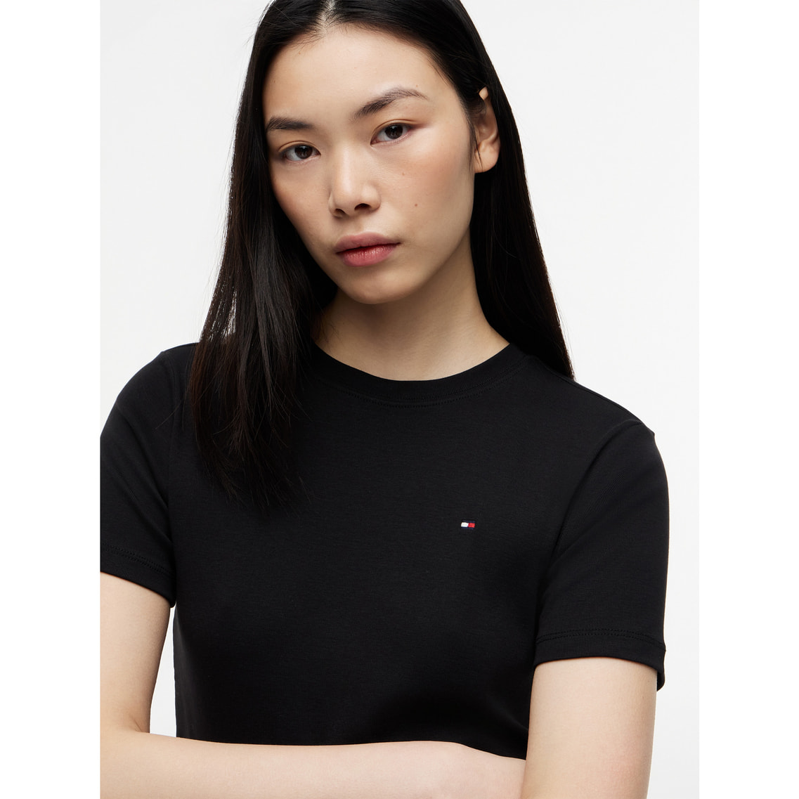 スリムクルーネックショートスリーブTシャツ | トミー ヒルフィガー