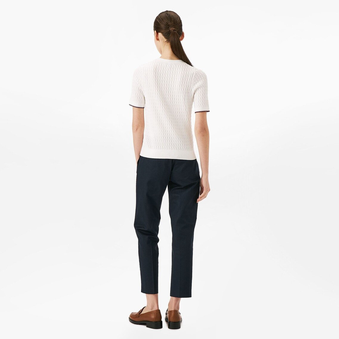 POLO RALPH LAUREN（ポロ ラルフ ローレン）の「ケーブル ショートスリーブ セーター（ニット/セーター）」 - WEAR